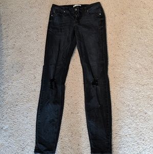 Dex black skinny jeans